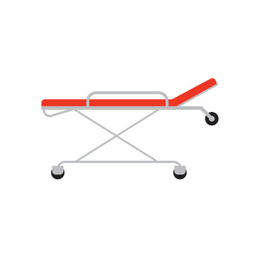 recommend clip art: Stretcher bed icon. Vector patient hospital medical stretcher.