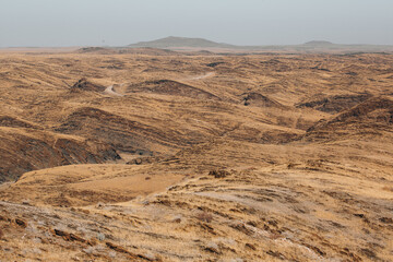 landscape in the desert