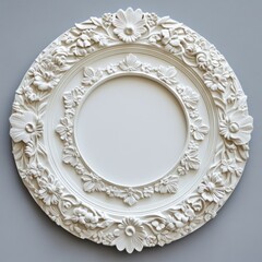 Ornate Floral Frame.
