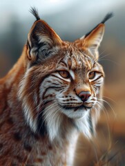 Obraz premium Andean Mountain Cat, Leopardus Jacobita, Endangered Wild Cat in the Andes
