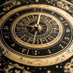 Naklejka premium Ornate Clock Face.