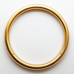 Gold Circle Frame.