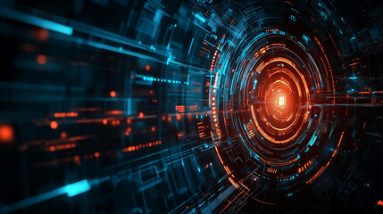 futuristic technology background 
