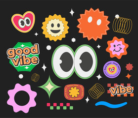 retro asset design stocks vector