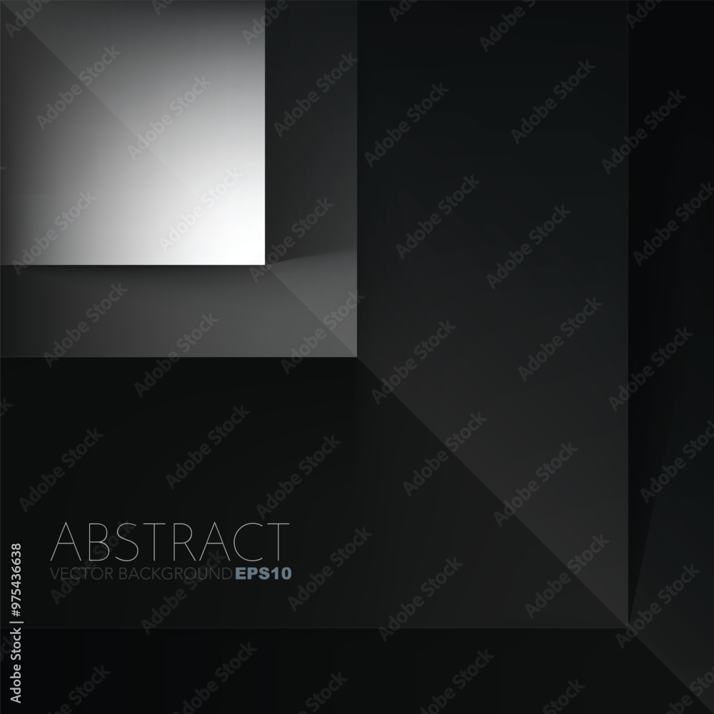 Poster graphic geometric triangle overlap vector layer background for text and message design