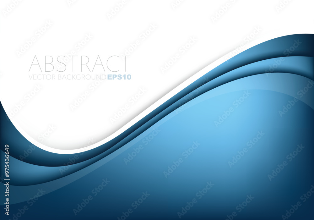 Poster graphic vector curve line overlap background for text and message design