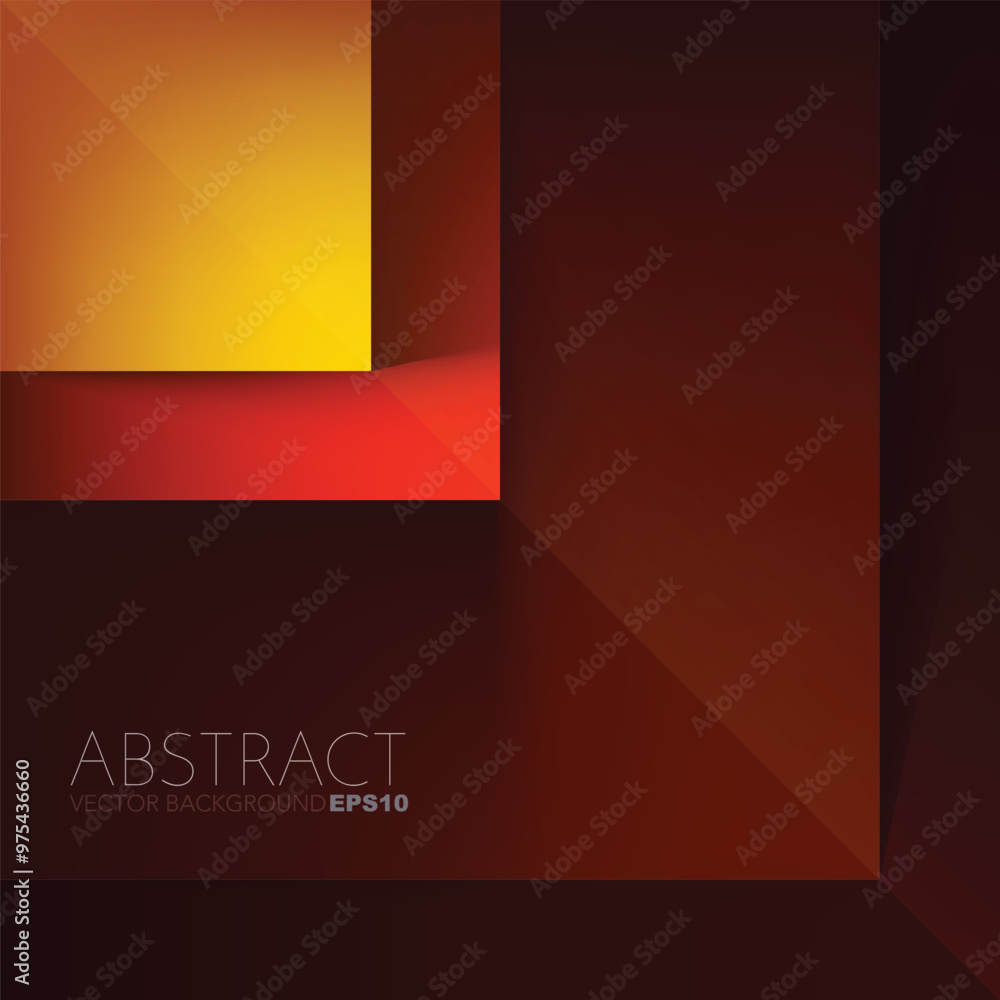Poster graphic geometric triangle overlap vector layer background for text and message design