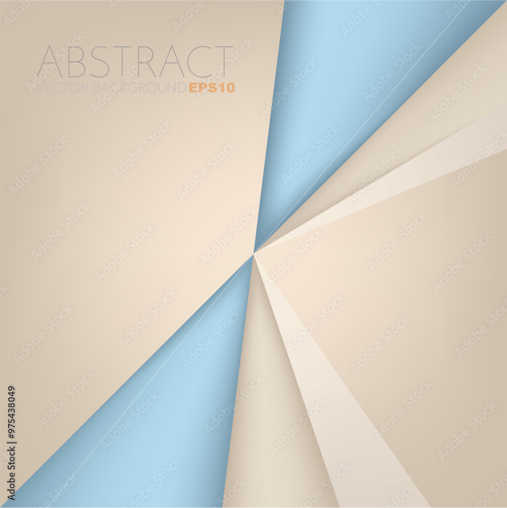 Poster graphic geometric triangle overlap vector layer background for text and message design

