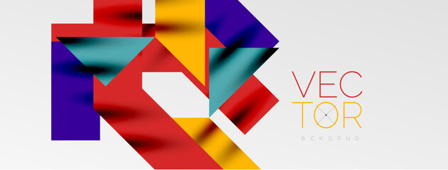 Minimal composition abstract lines and triangles background. Vector Illustration For Wallpaper, Banner, Background, Card, Book Illustration, landing page