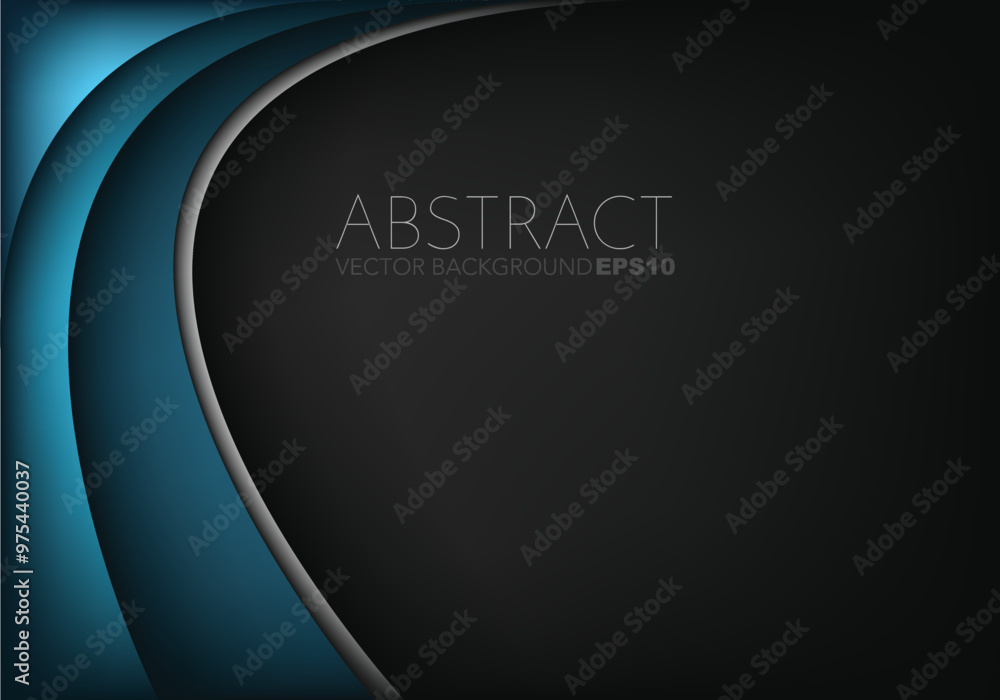 Poster graphic vector curve line overlap background for text and message design
