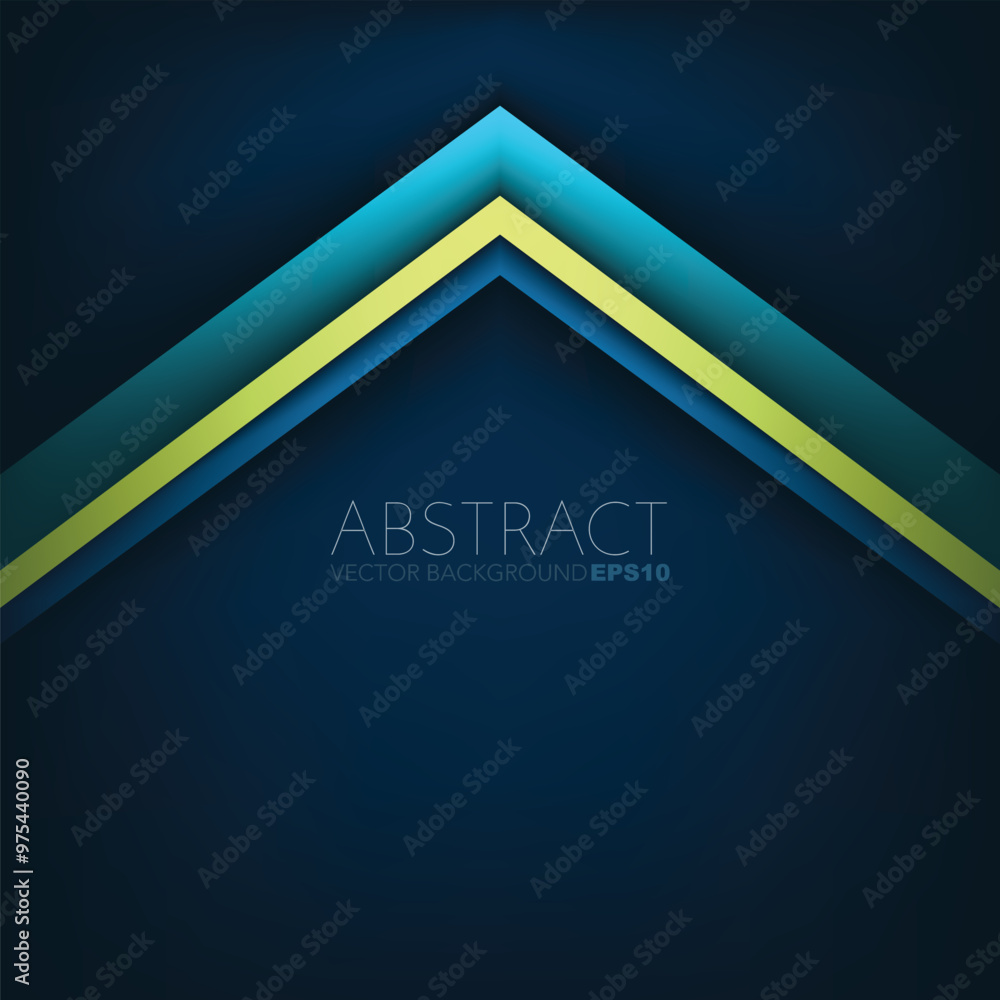 Poster graphic geometric triangle overlap vector layer background for text and message design

