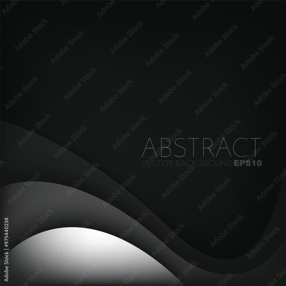 Poster graphic vector curve line overlap background for text and message design