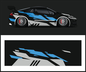 Racing Abstract strip for racing car wrap design