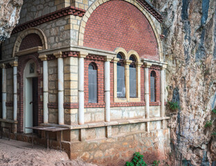 Obraz premium Hermitage of Saint Sava on the slope of the mountain, Kablar, Serbia 