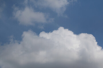 Clouds on the blue sky nature with space background wallpaper
