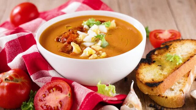 Traditional Spanish Salmorejo &ndash; Creamy and Fresh
