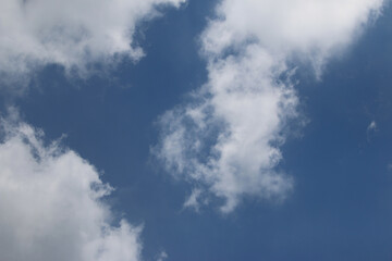 Clouds on the blue sky nature with space background wallpaper