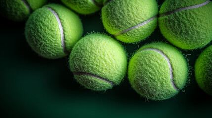 green and yellow balls