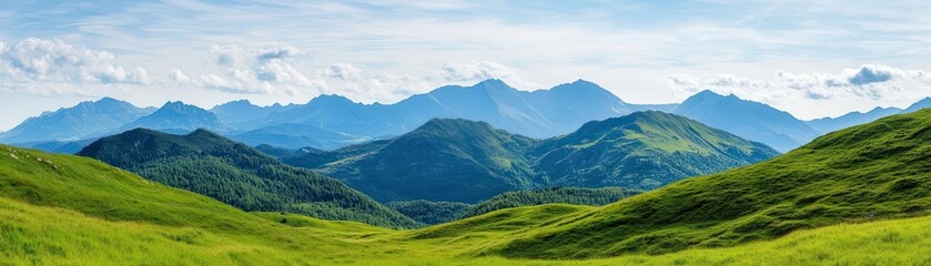 Obraz premium panorama of mountains