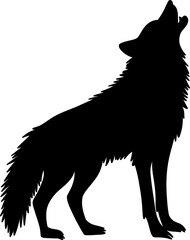 Wolf Animal Wildlife Silhouette