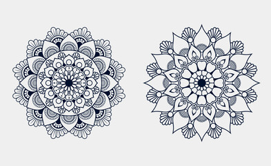 Vector luxury mandala pattern design