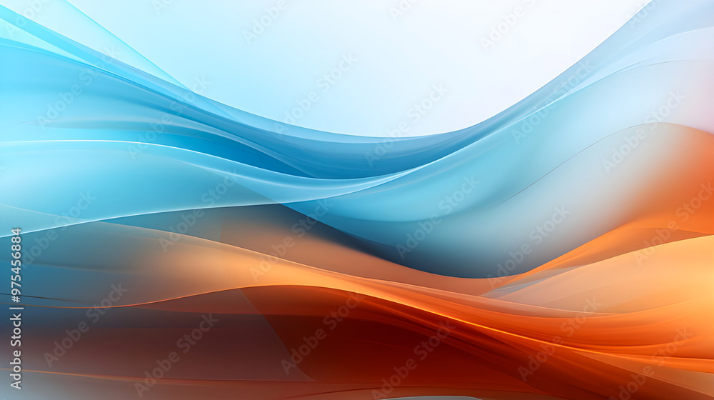Wall mural photo abstract colorful background with waves. abstract background colorful smooth waving texture