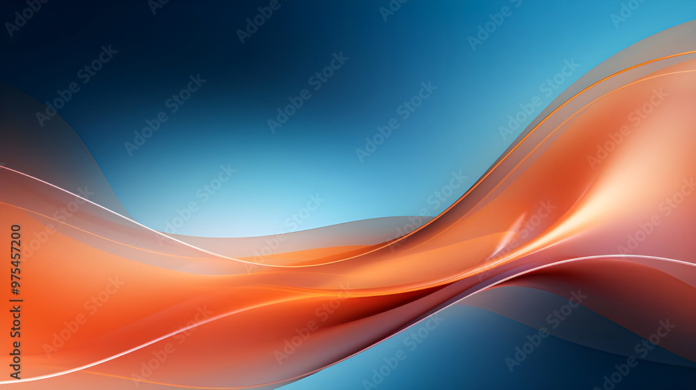 Wall mural photo abstract colorful background with waves. abstract background colorful smooth waving texture