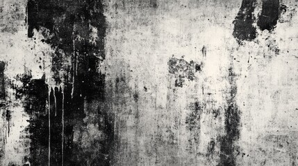 Fototapeta premium Grunge Texture Background Black and White Concrete Wall