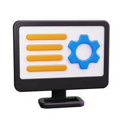 engineering 3d Render Icons