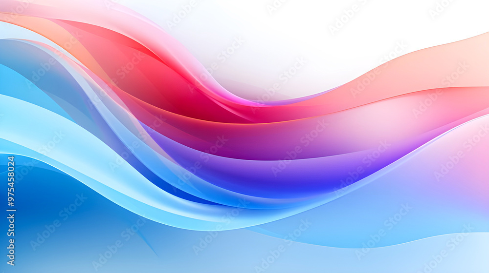 Wall mural photo abstract colorful background with waves. abstract background colorful smooth waving texture