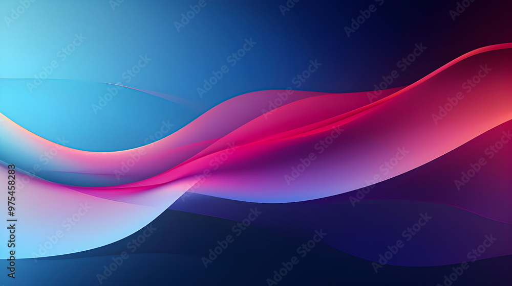 Wall mural photo abstract colorful background with waves. abstract background colorful smooth waving texture
