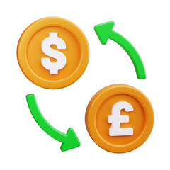 exchange 3d Render Icons