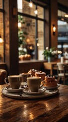 cup of coffee on the table
