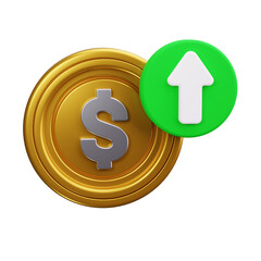 dollar 3d Render Icons