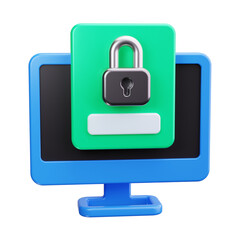 computer 3d Render Icons