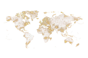 PNG World map astronomy light night.