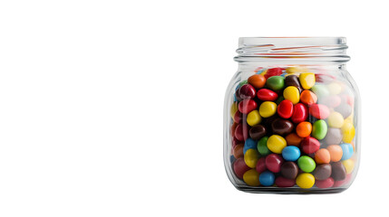 jelly beans in a glass jar