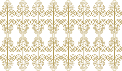 Ethnic fabric pattern, the pattern of the shellfish is composed to look like a tree, used to make clothes and other things as desired.