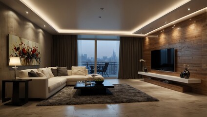 Fototapeta premium modern living room