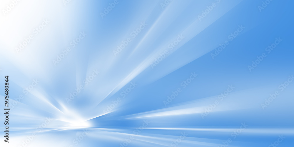 Poster abstract futuristic background with glowing blue light effect. high speed. hi-tech. abstract technol