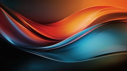 Dynamic Abstract Sports Background with Bold Colors and Sweeping Curves: Capturing Energy and Movement