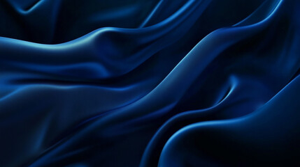 Fototapeta premium A deep blue background with a smooth blend of colors, perfect for posters, banners, and designs. It has a rich and luxurious look, like something you'd see in a royal setting.