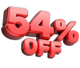 54% Off Discount Sale