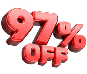 97% Off Sale Discount Promotion