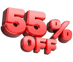 55% Off Sale Discount
