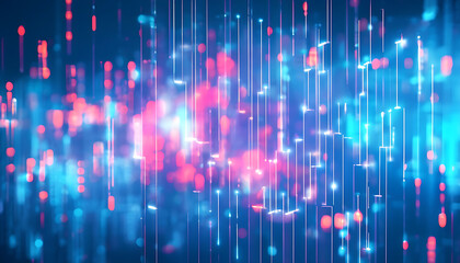 abstract background with lights