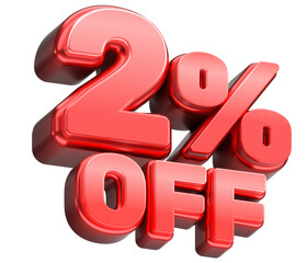2% Off Sale Discount Offer