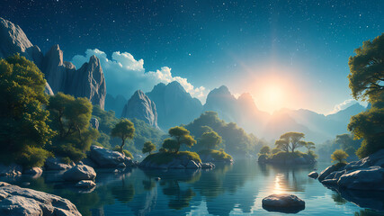 amoled wallpaper, highly detailed, 8k, 3d, wallpaper for phones, upscale 5x, nature