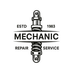 creative spark plugs vector illustration design on the white background