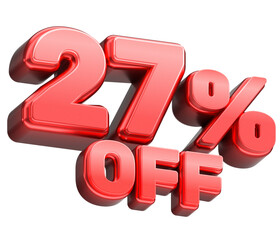 27% off Sale Discount Banner